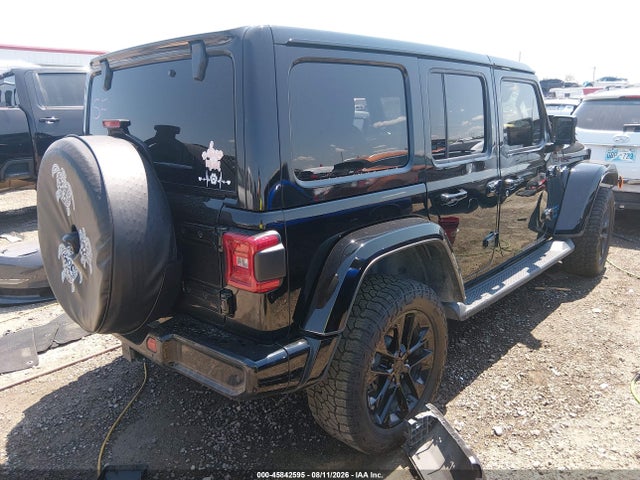 2021 Jeep Wrangler 4xe Unlimited High Altitude 4x4 მანქანა იყიდება აუქციონზე, vin: 1C4JJXP66MW676380, აუქციონის ნომერი: 45842595