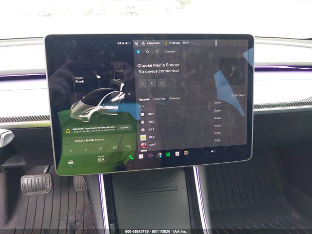Aukcja sprzedaży 2020 Tesla Model 3 Long Range Dual Motor All-wheel Drive, vin: 5YJ3E1EB0LF637152, numer aukcji: 45842765