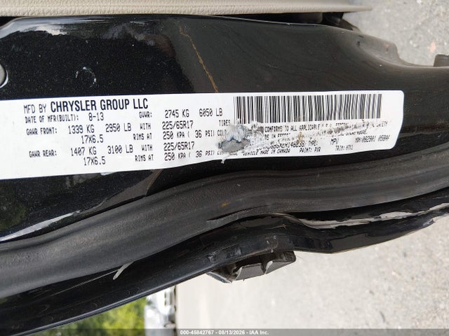 Продаж на аукціоні авто 2014 Dodge Grand Caravan Se, vin: 2C4RDGBGXER146238, номер лоту: 45842767