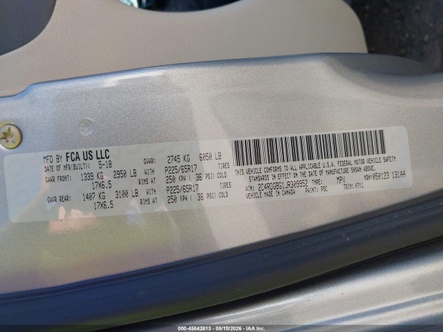 Dodge Grand Caravan Se 2018 2C4RDGBG1JR309952 Image 9