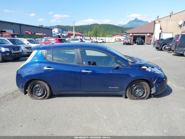 2017 Nissan Leaf S მანქანა იყიდება აუქციონზე, vin: 1N4BZ0CP8HC309738, აუქციონის ნომერი: 45842917
