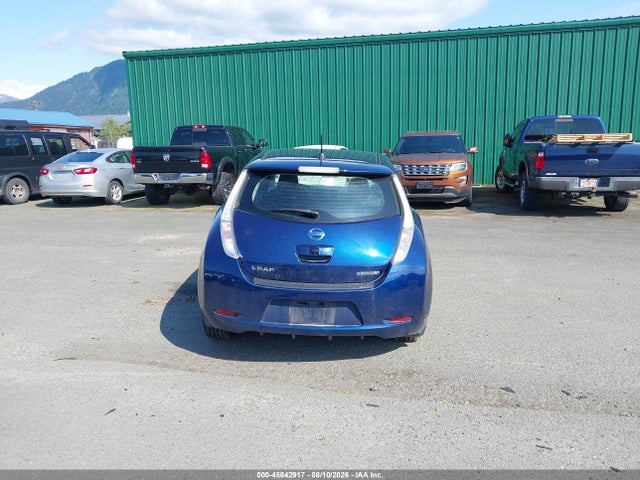 2017 Nissan Leaf S მანქანა იყიდება აუქციონზე, vin: 1N4BZ0CP8HC309738, აუქციონის ნომერი: 45842917