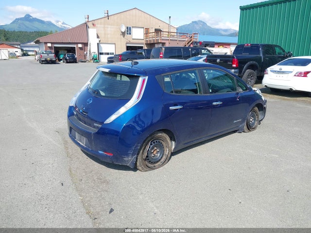 2017 Nissan Leaf S მანქანა იყიდება აუქციონზე, vin: 1N4BZ0CP8HC309738, აუქციონის ნომერი: 45842917