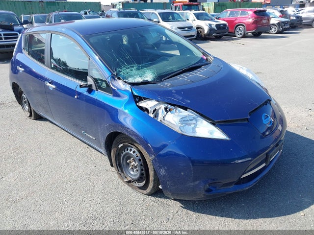2017 Nissan Leaf S მანქანა იყიდება აუქციონზე, vin: 1N4BZ0CP8HC309738, აუქციონის ნომერი: 45842917