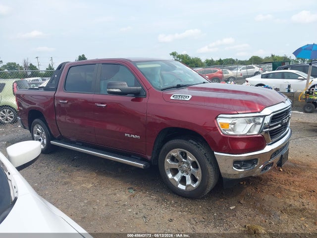 Aukcja sprzedaży 2019 Ram 1500 Big Horn/lone Star  4x4 5'7 Box, vin: 1C6SRFFT9KN736970, numer aukcji: 45843173