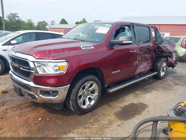 Aukcja sprzedaży 2019 Ram 1500 Big Horn/lone Star  4x4 5'7 Box, vin: 1C6SRFFT9KN736970, numer aukcji: 45843173