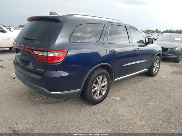 45843251 :رقم المزاد ، 1C4RDJDG5FC162254 vin ، 2015 Dodge Durango Limited مزاد بيع