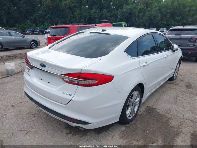 45843282 :رقم المزاد ، 3FA6P0UU4JR101035 vin ، 2018 Ford Fusion Hybrid S مزاد بيع