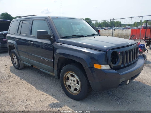 Продажа на аукционе авто 2011 Jeep Patriot Sport, vin: 1J4NF1GB9BD169733, номер лота: 45843405