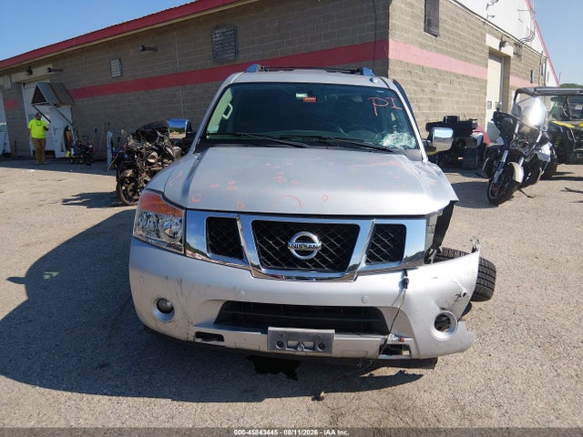 2015 Nissan Armada Platinum მანქანა იყიდება აუქციონზე, vin: 5N1AA0NE7FN621183, აუქციონის ნომერი: 45843445
