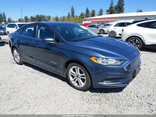 45843464 :رقم المزاد ، 3FA6P0LU3JR248397 vin ، 2018 Ford Fusion Hybrid Se مزاد بيع