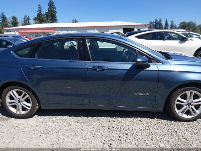 2018 Ford Fusion Hybrid Se მანქანა იყიდება აუქციონზე, vin: 3FA6P0LU3JR248397, აუქციონის ნომერი: 45843464
