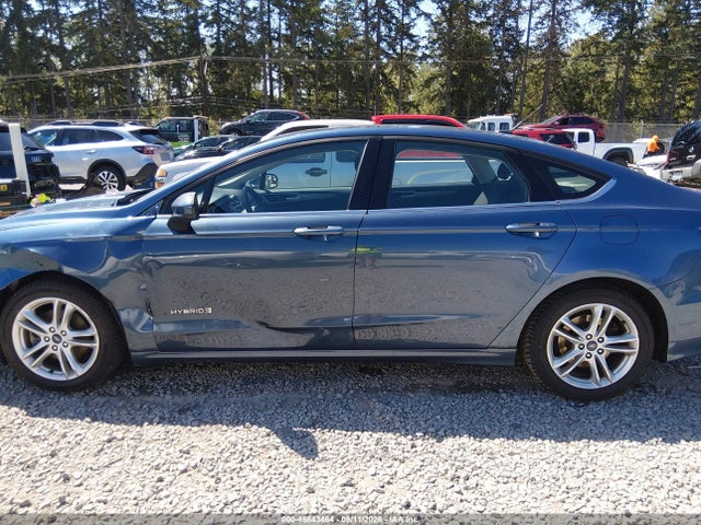 2018 Ford Fusion Hybrid Se მანქანა იყიდება აუქციონზე, vin: 3FA6P0LU3JR248397, აუქციონის ნომერი: 45843464