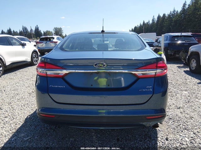 2018 Ford Fusion Hybrid Se მანქანა იყიდება აუქციონზე, vin: 3FA6P0LU3JR248397, აუქციონის ნომერი: 45843464