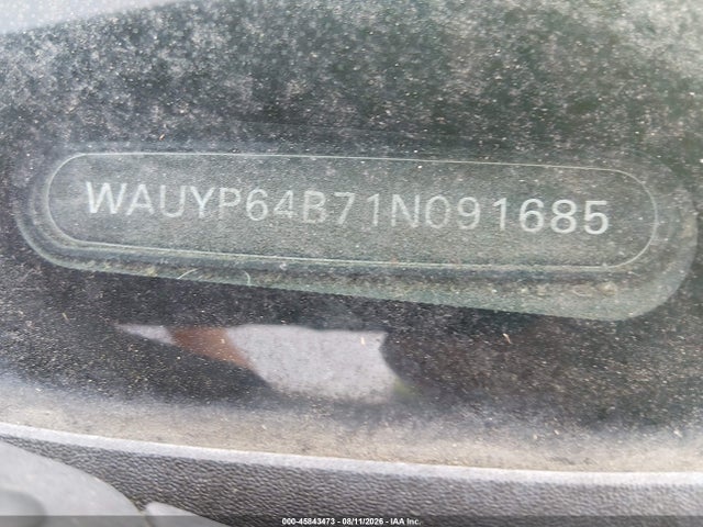 45843473 :رقم المزاد ، WAUYP64B71N091685 vin ، 2001 Audi Allroad مزاد بيع
