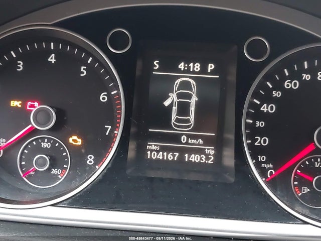 2012 Volkswagen Cc მანქანა იყიდება აუქციონზე, vin: WVWMP7AN4CE535842, აუქციონის ნომერი: 45843477