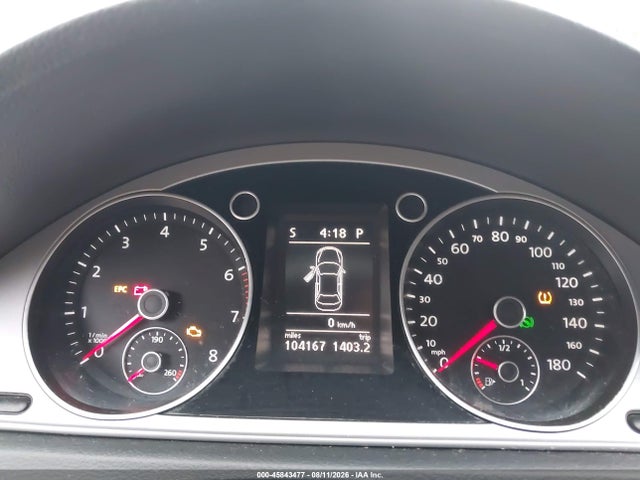 2012 Volkswagen Cc მანქანა იყიდება აუქციონზე, vin: WVWMP7AN4CE535842, აუქციონის ნომერი: 45843477