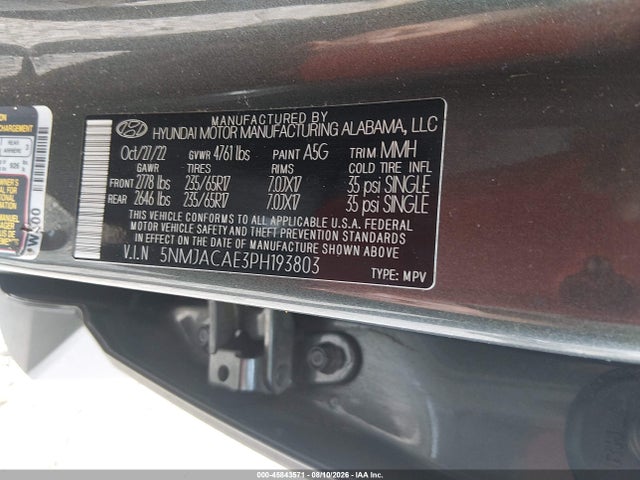 Hyundai TUCSON SE 2023 5NMJACAE3PH193803 Image 9