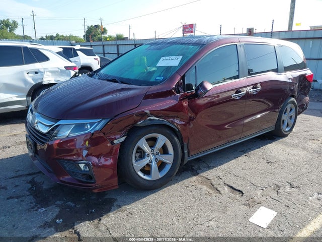 45843628 :رقم المزاد ، 5FNRL6H70JB038561 vin ، 2018 Honda Odyssey Ex-l مزاد بيع