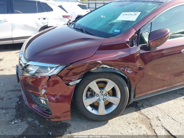 45843628 :رقم المزاد ، 5FNRL6H70JB038561 vin ، 2018 Honda Odyssey Ex-l مزاد بيع