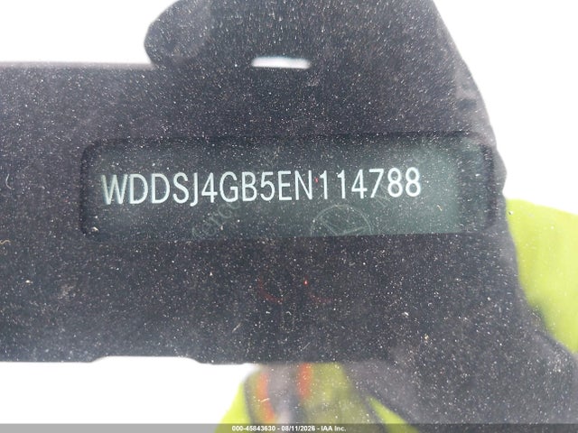 45843630 :رقم المزاد ، WDDSJ4GB5EN114788 vin ، 2014 Mercedes-benz Cla 250 4matic مزاد بيع