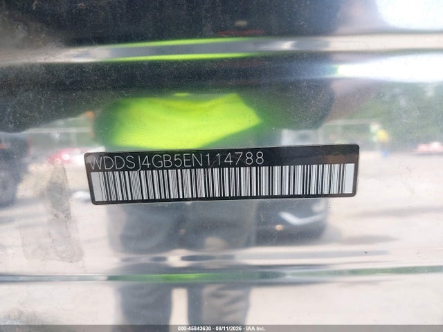 45843630 :رقم المزاد ، WDDSJ4GB5EN114788 vin ، 2014 Mercedes-benz Cla 250 4matic مزاد بيع