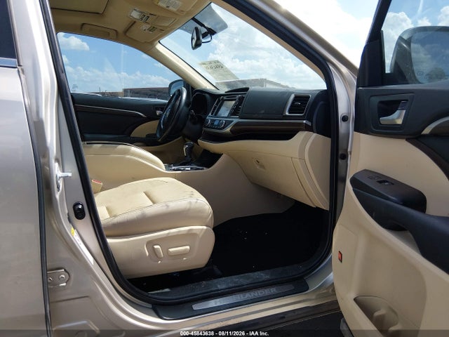 45843638 :رقم المزاد ، 5TDYKRFH8FS091619 vin ، 2015 Toyota Highlander Limited V6 مزاد بيع