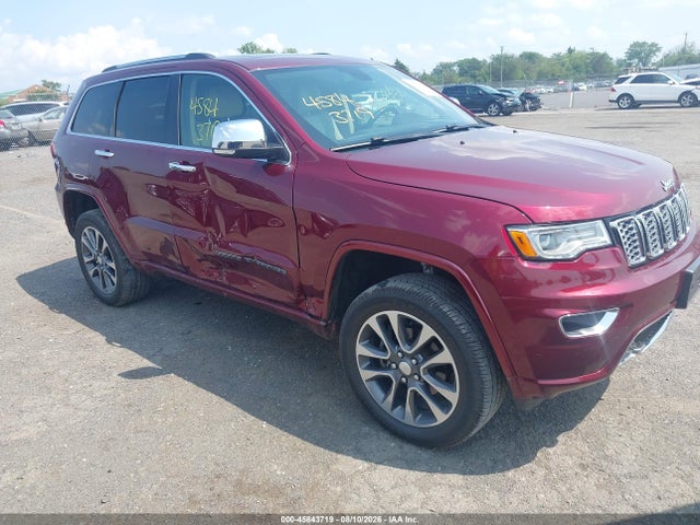 Продаж на аукціоні авто 2017 Jeep Grand Cherokee Overland, vin: 1C4RJFCG6HC803034, номер лоту: 45843719