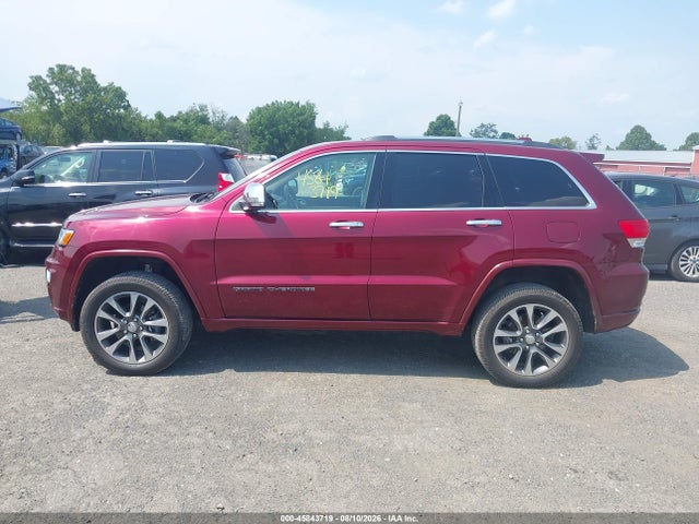 Продажа на аукционе авто 2017 Jeep Grand Cherokee Overland, vin: 1C4RJFCG6HC803034, номер лота: 45843719