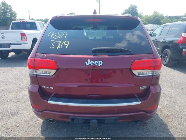 Продажа на аукционе авто 2017 Jeep Grand Cherokee Overland, vin: 1C4RJFCG6HC803034, номер лота: 45843719