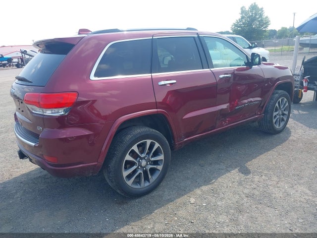 Продажа на аукционе авто 2017 Jeep Grand Cherokee Overland, vin: 1C4RJFCG6HC803034, номер лота: 45843719