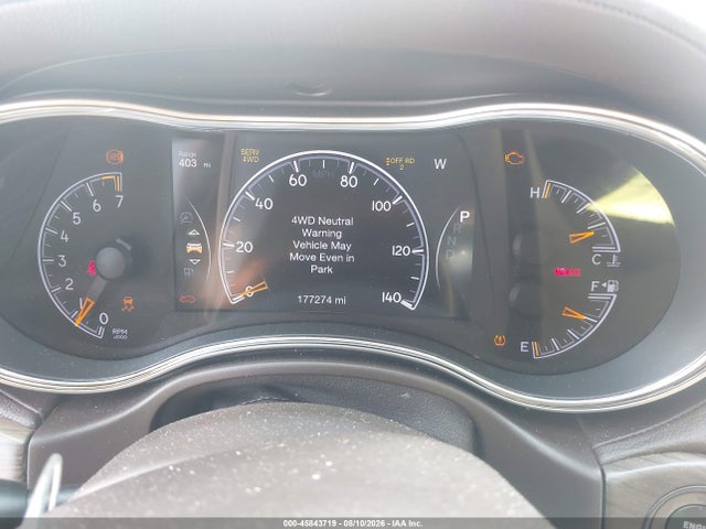 Продажа на аукционе авто 2017 Jeep Grand Cherokee Overland, vin: 1C4RJFCG6HC803034, номер лота: 45843719
