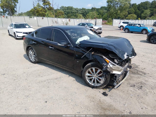 45843723 :رقم المزاد ، JN1BV7AR8FM401185 vin ، 2015 Infiniti Q50 مزاد بيع