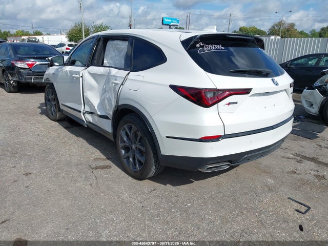2023 Acura Mdx A-spec მანქანა იყიდება აუქციონზე, vin: 5J8YE1H05PL025811, აუქციონის ნომერი: 45843797