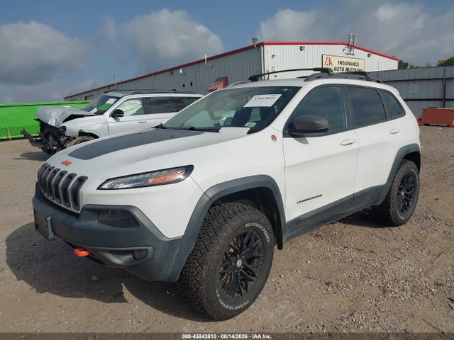2017 Jeep Cherokee Trailhawk მანქანა იყიდება აუქციონზე, vin: 1C4PJMBS2HW588641, აუქციონის ნომერი: 45843810