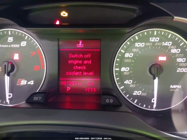 Продажа на аукционе авто 2011 Audi S4 3.0 Premium Plus, vin: WAUBGAFL7BA080628, номер лота: 45843950