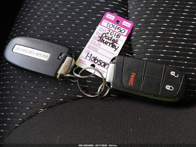 45844069 :رقم المزاد ، 3C4PDCBGXFT548744 vin ، 2015 Dodge Journey Sxt مزاد بيع