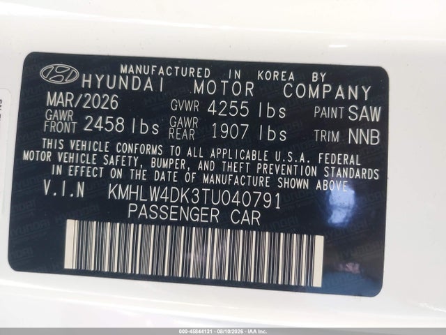 Hyundai ELANTRA N 2026 KMHLW4DK3TU040791 Image 9