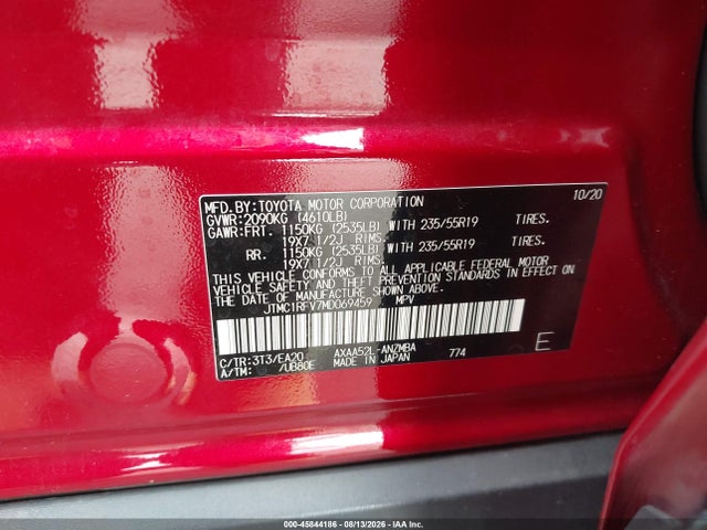 JTMC1RFV7MD069459 Toyota Rav4 Xle Premium