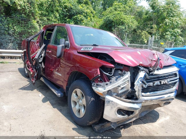 45844229 :رقم المزاد ، 1C6SRFFT7KN803002 vin ، 2019 Ram 1500 Big Horn/lone Star  4x4 5'7 Box مزاد بيع