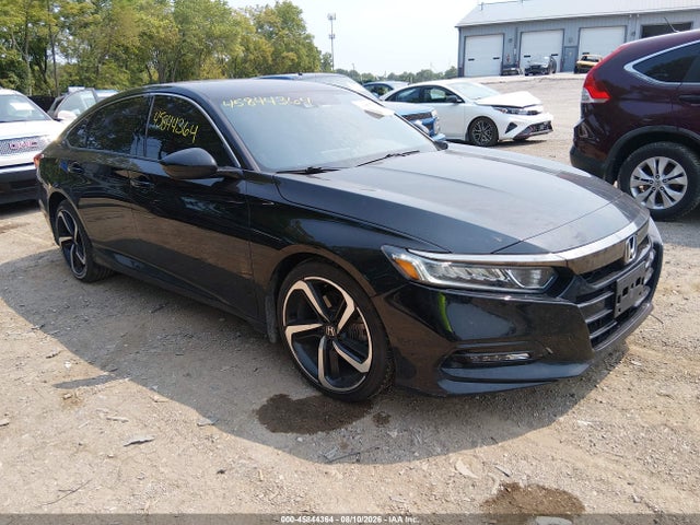 2018 Honda Accord Sport მანქანა იყიდება აუქციონზე, vin: 1HGCV1F34JA205114, აუქციონის ნომერი: 45844364
