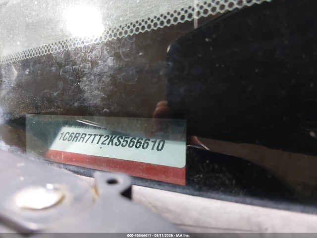 45844411 :رقم المزاد ، 1C6RR7TT2KS566610 vin ، 2019 Ram 1500 Classic Big Horn  4x4 6'4 Box مزاد بيع