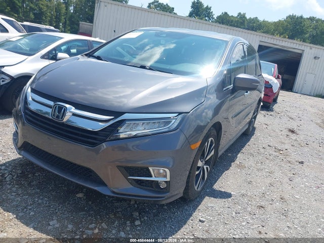 2018 Honda Odyssey Elite მანქანა იყიდება აუქციონზე, vin: 5FNRL6H95JB098157, აუქციონის ნომერი: 45844444