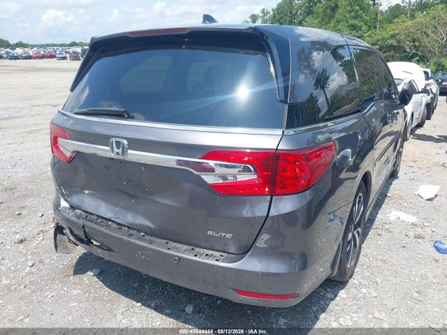 2018 Honda Odyssey Elite მანქანა იყიდება აუქციონზე, vin: 5FNRL6H95JB098157, აუქციონის ნომერი: 45844444