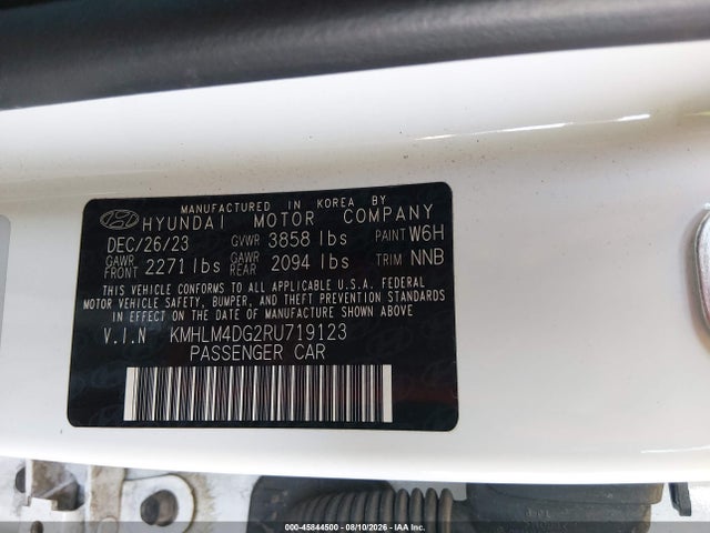 Hyundai ELANTRA SEL 2024 KMHLM4DG2RU719123 Image 9