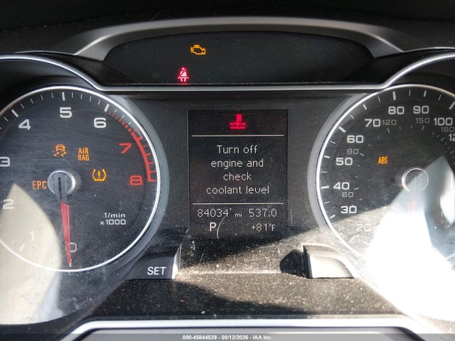 Продажа на аукционе авто 2014 Audi A4 2.0t Premium, vin: WAUAFAFL0EN017804, номер лота: 45844529