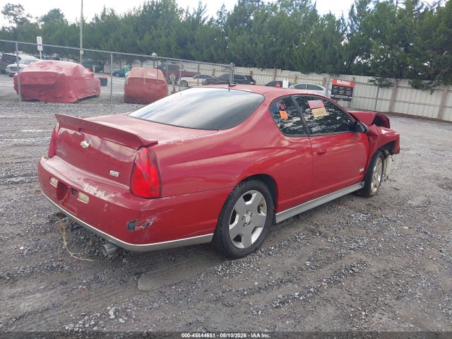 45844651 :رقم المزاد ، 2G1WL16CX79387593 vin ، 2007 Chevrolet Monte Carlo Ss مزاد بيع