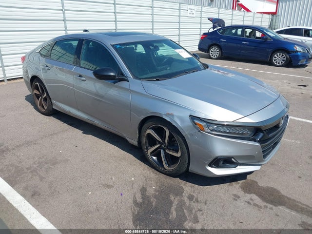 45844726 :رقم المزاد ، 1HGCV2F37MA016919 vin ، 2021 Honda Accord Sport 2.0t مزاد بيع