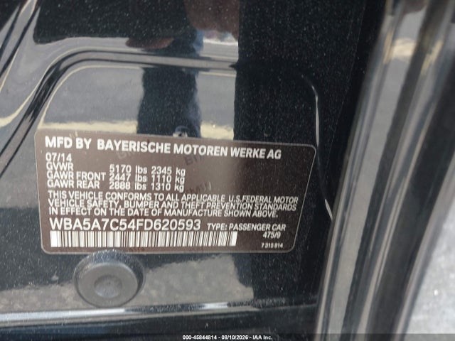 Продаж на аукціоні авто 2015 Bmw 528i Xdrive, vin: WBA5A7C54FD620593, номер лоту: 45844814