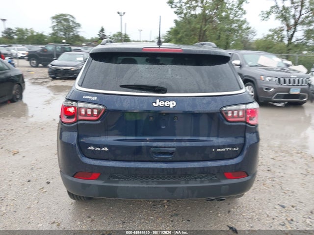 Продаж на аукціоні авто 2018 Jeep Compass Limited 4x4, vin: 3C4NJDCB6JT234252, номер лоту: 45844830